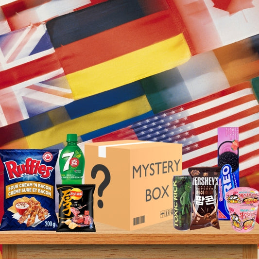 Mystery Snack box from countries around the world