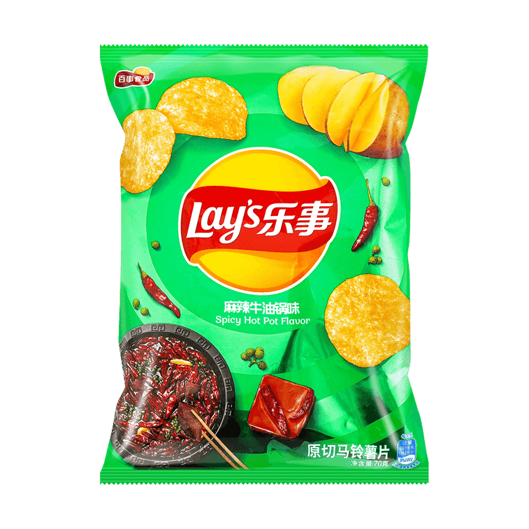 Lay's Spicy Butter Hot Pot Potato Chips