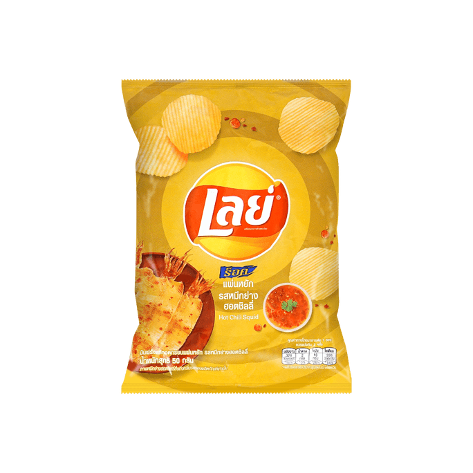 Exotic Hot Chili Squid Lays Potato Chips