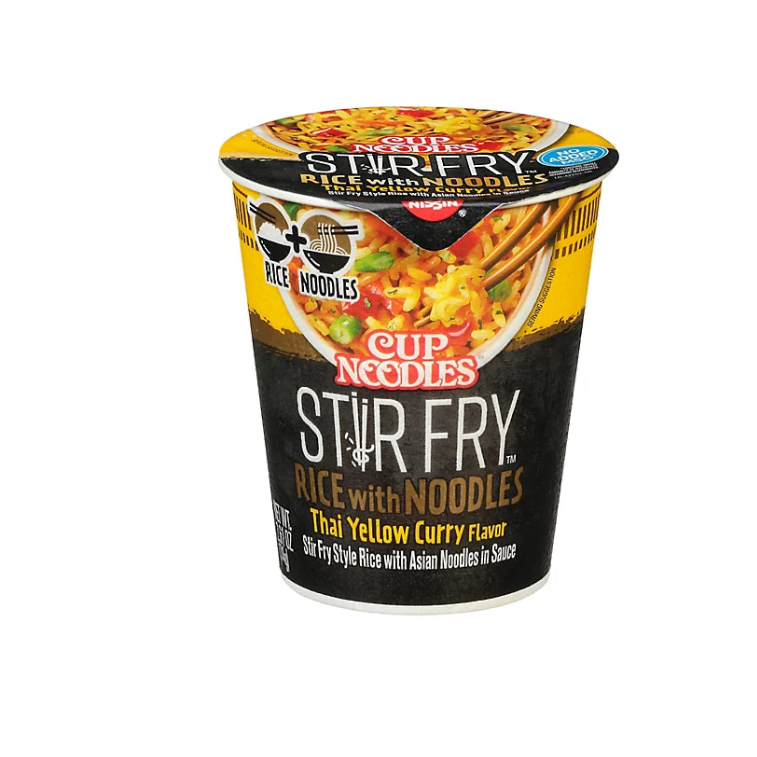 Cup noodle Stir Fry Rice with Noodles