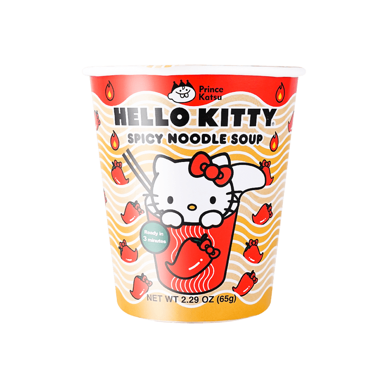 Hello Kitty Spicy Cup Noodles